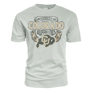 Colorado Buffaloes Blue 84 Clever Way T-Shirt 2XLarge Cement