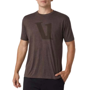 Men's Vuori V1 Logo T-Shirt 2XLarge Espresso Heather