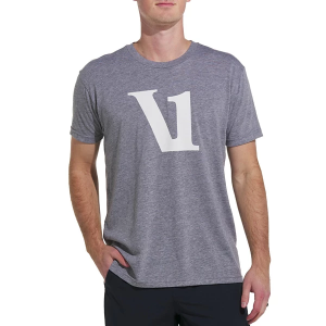 Men's Vuori V1 Logo T-Shirt Medium Heather Grey