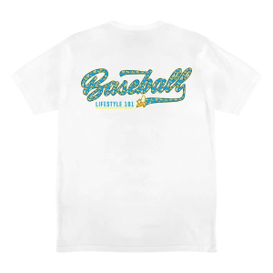 Men's Baseball Lifestyle Banana T-Shirt XLarge White