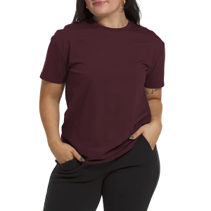 Women's Fundamental Coast Oversized Shirt T-Shirt Large Merlot
