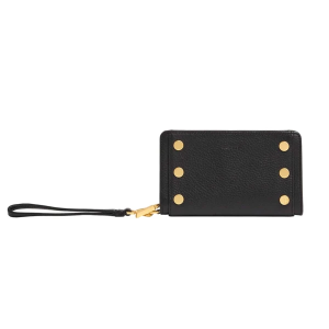 Hammitt Bryant Wristlet Black/Brushed Gold