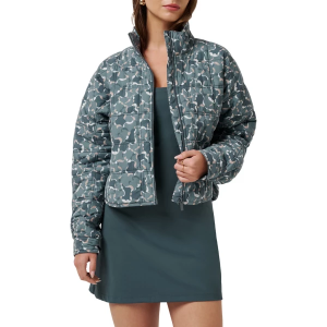Women's TravisMathew City Edge Puffer Jacket Small Dark Slate