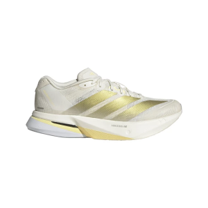 Women's adidas Adizero Boston 13 Running Shoes 7 Regular Chalk White / Gold Metallic / Orange Tint