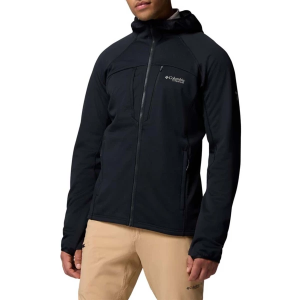 Men's Columbia Arctic Crest Bonded Softshell Jacket Small Black
