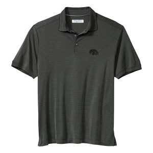 Iowa Hawkeyes Tommy Bahama Bay Stripe Polo 2XLarge Coal