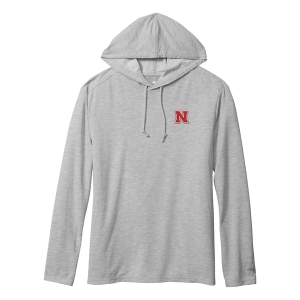 Nebraska Cornhuskers Tommy Bahama Hoodie 2XLarge Grey Heather