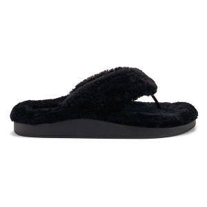 Women's OluKai Kipe'a Heu Casual Slippers Regular 7 Black/Black