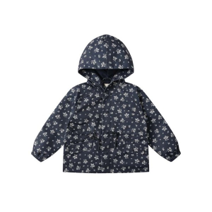 Kids' Rylee + Cru Floral Rain Jacket 6/7 Blue Floral