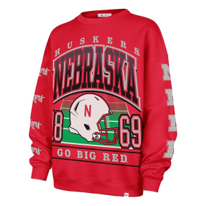 Nebraska Cornhuskers 47 Brand Women's Crew Large Red