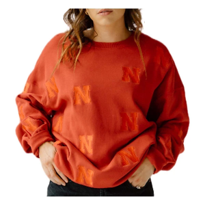 Nebraska Cornhuskers Gameday Social Women's Crew L/XL Red