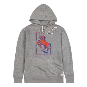 Boise State Broncos Homefield Apparel Hoodie Small Grey Heather