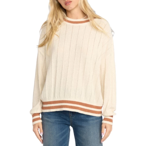 Women's Billabong Oversized Sweater Classic Days XSmall Whitecap