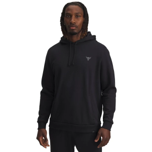 Men's Under Armour Project Rock Rival Fleece Hoodie 2XLarge Black/Black