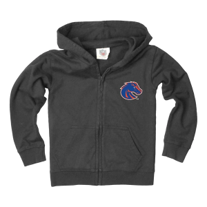 Boise State Broncos Wes and Willy Baby Girls' Full Zip 6 mo. Black