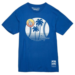 Women's Los Angeles Dodgers Sunset T-Shirt Small Royal