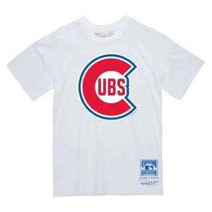 Chicago Cubs Basic Logo 3 T-Shirt 2XLarge White