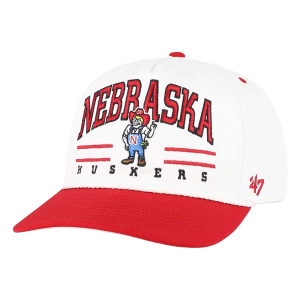 Nebraska Cornhuskers 47 Brand Roscoe Rope Adjustable Hat One Size White/Red