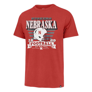 Nebraska Cornhuskers 47 Brand Strap Splash T-Shirt Small Red