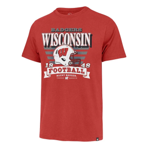 Wisconsin Badgers 47 Brand Strap Splash T-Shirt 2XLarge Red