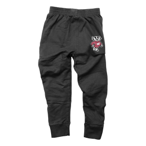 Wisconsin Badgers Wes and Willy Timon Kids' Joggers Small Black