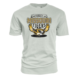 Missouri Tigers Blue 84 Clever Way T-Shirt Small Cement