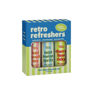 poppy & pout Retro Refreshers Trio Gift lip-care