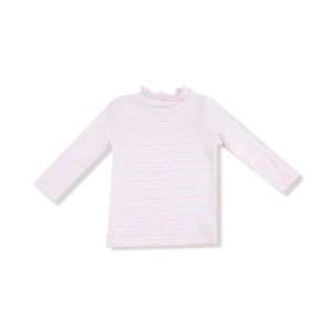 Girls' Angel Dear Stripe Long Sleeve T-Shirt Toddler 3T Pink / Blue
