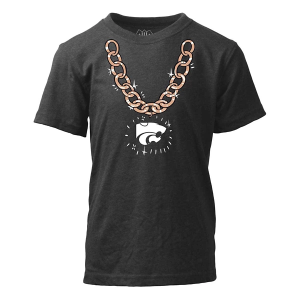 Kansas State Wildcats Wes and Willy Chains Kids' T-Shirt 7 Black