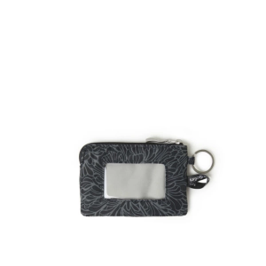 Baggallini RFID Card Case Zip Wallet Midnight Blossom
