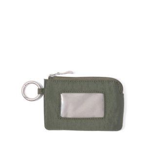 Baggallini RFID Card Case Zip Wallet Thyme