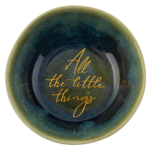 Karma Gifts Turquiose Small Shaped Trinket Tray