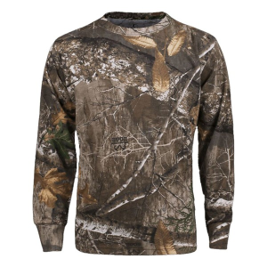 Girls' King's Camo Classic Long Sleeve T-Shirt Medium Realtree Edge