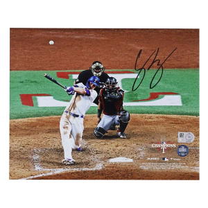 Fanatics Authentic Texas Rangers Corey Seager 2023 World Series Champions 8" x 10" Photograph