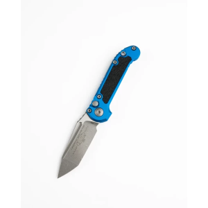 Microtech 1136-10 LUDT Gen III Apocalyptic Tanto Folding Blue Automatic Knife