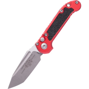 Microtech 1136-10 LUDT Gen III Apocalyptic Tanto Folding Red Automatic Knife