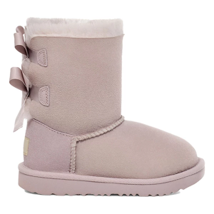 Girls' UGG Bailey Bow II Boots Little 11Y Pale Smoke