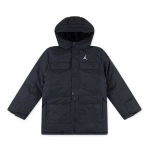 Boys' Jordan Function Faux Jacket Medium Black