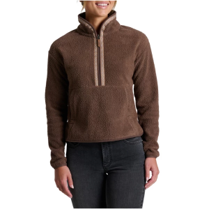 Women's Kuhl Hygge 1/2 Zip Pullover Medium Coffee