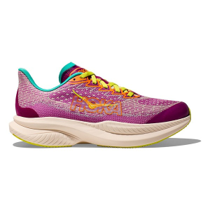 Girls' HOKA Mach 6 Running Shoes Big 5 Regular Fuchsia / Aqua