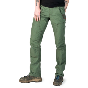 Women's Dovetail Workwear Britt X Ultra Light Work Chino Pants 18 Lichen Green Ripstop