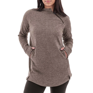 Women's Aventura McKenna Mock Neck Sweatshirt XLarge Black Coffee