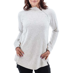 Women's Aventura McKenna Mock Neck Sweatshirt Large Heather Grey