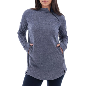 Women's Aventura McKenna Mock Neck Sweatshirt Small Peacoat