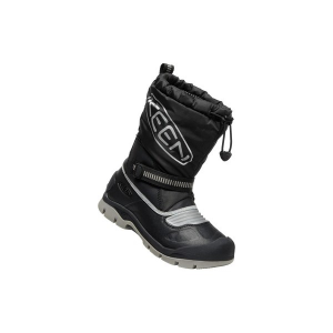 Kids' KEEN Troll WP Winter Boots Outdoor Little 7 Black/Silver