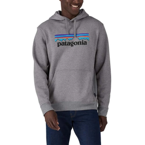 Men's Patagonia P-6 Logo Uprisal Hoodie 3XLarge Grey Heather