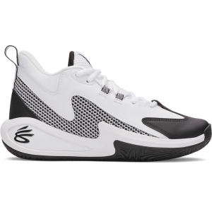 Kids' Under Armour Curry Z3 25 Basketball Shoes Little 12Y Regular White/Grey/Black