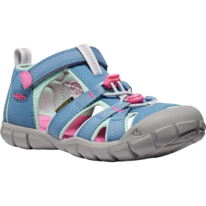 Kids' KEEN Seacamp II CNX Water Hiking Sandals Big 5 Coronet Blue/Hot Pink