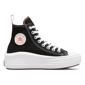 Girls' Converse Chuck Taylor All Star Move Canvas Platform Sneakers Big 7 Regular Black/Pink Salt/White