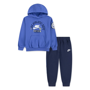 Boys' Nike French Terry Pullover and Pants Set 7Y Midnight Navy